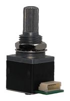 C&K COMPONENTS ENCOS24D2S65R Rotary Encoder, Binary Code, Optical, Incremental, 2-Channels, 24-Detents, 5V, Right Angle