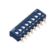 NIDEC COMPONENTS CFS-0800TA DIP / SIP Switch, 8 Circuits, Slide, Surface Mount, 8PST-NO, 6 V, 100 mA