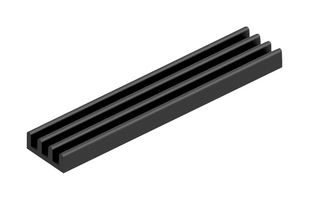 FISCHER ELEKTRONIK SK 688 75 SA Heat Sink, 18 K/W, 6 mm, 15 mm, 75 mm