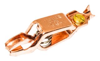 MUELLER ELECTRIC BU-27CG Geophone Clip, 40 A, Copper, 16 mm Jaw Open
