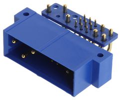 POSITRONIC PCIC16W7M400A1/AA Rectangular Power Connector, 16 Contacts, PCIC Series, Panel PCB Mount, Through Hole, Plug