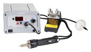 PACE 8007-0608 Rework Station, ST125, with Handpieces, 230 VAC, 50/60 Hz, 120 W