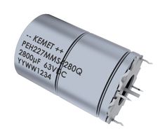 KEMET PES227PLP3620QE4 SMD Aluminium Electrolytic Capacitor, Horizontal Radial Crown - SMD, 620 µF, 100 V, 0.126 ohm
