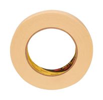 3M 301E, BEIGE, 50M X 24MM Masking Tape, Crepe Paper, Beige, 50 m x 24 mm