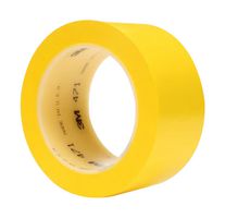 3M 471, YELLOW , 33M X 50MM Tape, General Purpose, Vinyl, Yellow, 33 m x 50 mm