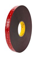 3M 5952, BLACK, 11M X 19MM Foam Tape, Double Sided, Black, 11 m x 19 mm