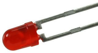 DIALIGHT 521-9216F LED, Diffused, Red, Through Hole, T-1 (3mm), 20 mA, 2 V, 635 nm