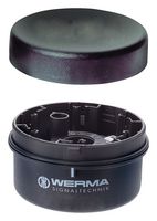 WERMA 64000002 Terminal Element, Signal Indicator, Tube Mount, 24 VDC, PA-GF, Polycarbonate, IP65, 70 x 36 mm