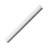 WERMA 97584040 Tube, Signal Indicator, Aluminium, Silver, 25 x 400 mm, KombiSIGN Series Signal Tower