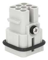 MULTICOMP PRO MP009533 Heavy Duty Connector, MP-HD INSERTS, Insert, 8+PE Contacts, 3A, Plug