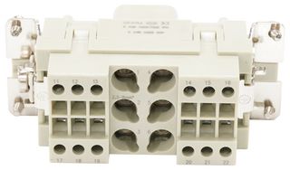 MULTICOMP PRO MP009602 Heavy Duty Connector, Combination, 40A/10A, MP-HK INSERTS, Insert, 18+PE Contacts, 16B, Receptacle
