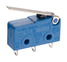 MARQUARDT 1050.7202 Microswitch, Subminiature, Lever, SPDT, PC Pin, 5 A