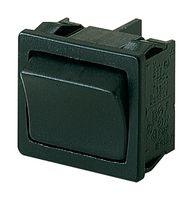 MARQUARDT 1804.2102 Rocker Switch, On-Off, DPDT, Non Illuminated, Through Hole, Black, 1800 Series