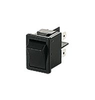 MARQUARDT 1858.1105 Rocker Switch, On-Off, DPST, Non Illuminated, Panel Mount, White, 1858 Series