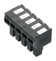 WEIDMULLER 1009990000 Pluggable Terminal Block, 5 Ways, 4 mm², Push In
