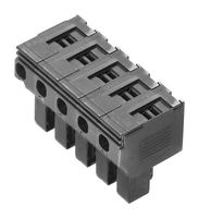 WEIDMULLER 1010910000 Pluggable Terminal Block, 5 Ways, 4 mm², Push In