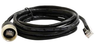 MULTICOMP PRO MP009803 Ethernet Cable, Cat6, C3 RJ45 Plug to RJ45 Plug, Black, 2 m, 6.6 ft