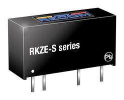RECOM POWER RKZE-1515S Isolated Through Hole DC/DC Converter, ITE, SIP, 1:1, 2 W, 1 Output, 15 V