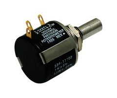 VISHAY 534B1104JC Rotary Potentiometer, 100 kohm, 10 Turns, Linear, 2 W, ± 5%, 534 Series