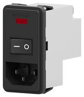 CORCOM - TE CONNECTIVITY PS0S0DH60 Filtered IEC Power Entry Module, IEC C14, Medical, 6 A, 250 VAC, 2-Pole Switch