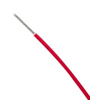 RAYCHEM - TE CONNECTIVITY 99M0111-20-2 Wire, Polyester, Red, 20 AWG, 19 x 0.2mm, 328 ft
