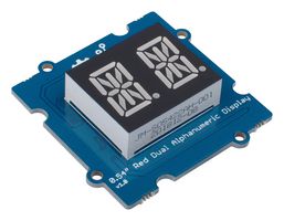 SEEED STUDIO 104020132 Alphanumeric Display Module, 0.54 inch, Red, Dual, Arduino Board