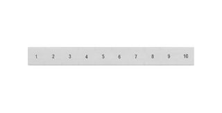 SIEMENS 8WH8120-5AB15 Terminal Block Marker, White, Labeling Plate, Siemens ALPHA FIX Series 16mm² 8WH Terminal Blocks