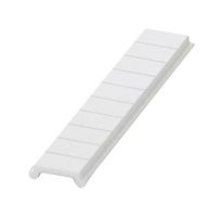 SIEMENS 8WH8121-0AB05 Terminal Block Marker, White, Labeling Plate, Siemens ALPHA FIX Series 8WH Terminal Blocks, 1 to 10