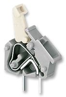 WAGO 256-401 Wire-To-Board Terminal Block, 1 Ways, 28 AWG, 12 AWG, 2.5 mm², Push In