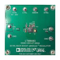 ANALOG DEVICES DC2859A Demonstration Board, LTM8083EY#PBF, 3 to 36 V, 12 V/1.5 A Out Buck‑Boost μModule Regulator