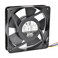 ORION FANS OA125AP-11/22-1WB AC Axial Fan, 115V / 230V, Square, 120 mm, 25 mm, Ball Bearing, 75 CFM