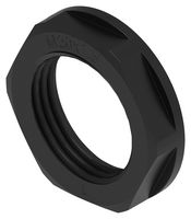 TE CONNECTIVITY - ENTRELEC 1SNG607009R0000 Locknut, Black, Flanged, M20 x 1.5, Nylon 6 (Polyamide 6), Glass Fibre Reinforced, 6 mm