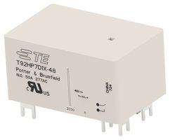 POTTER&BRUMFIELD - TE CONNECTIVITY 6-1423008-9 Power Relay, DPST-NO, 48 VDC, 50 A, T92H Series, Through Hole, Non Latching
