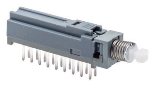 E-SWITCH PBH6UEENAGX Pushbutton Switch, PBH Series, 6PDT, On-On, Plunger for Cap