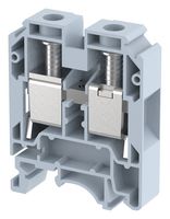 ELKAY KUT25/ GREY DIN Rail Mount Terminal Block, Feed Thru, 2 Ways, 10 AWG, 2 AWG, 25 mm², Screw, 101 A