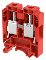 ELKAY KUT25/ RED DIN Rail Mount Terminal Block, Feed Thru, 2 Ways, 10 AWG, 2 AWG, 25 mm², Screw, 101 A
