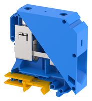ELKAY KUT95/BLUE DIN Rail Mount Terminal Block, Feed Thru, 2 Ways, 2 AWG, 0000 AWG, 95 mm², Screw, 232 A