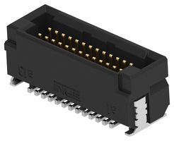 ERNI - TE CONNECTIVITY 294148-E Mezzanine Connector, Blindmate, Plug, 0.8 mm, 2 Rows, 26 Contacts, Surface Mount Straight