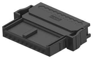 ERNI - TE CONNECTIVITY 524471-E IDC Connector, Right Angle, IDC Receptacle, Female, 1.27 mm, 1 Row, 10 Contacts, Cable Mount