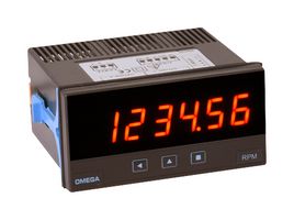 OMEGA DPF20-HV-AO Digital Panel Meter, Counter, Frequency, 6 Digits, 500 kHz, DPF20 Series