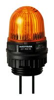 WERMA 23130068. Beacon, LED, Yellow, Steady, 230 VAC, 29 mm x 47 mm, IP65