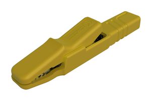 HIRSCHMANN TEST AND MEASUREMENT 932146103 Crocodile Clip, 25 A, 9.5 mm Jaw Open, Yellow