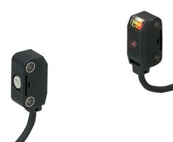 PANASONIC EX-24A Photo Sensor, 25 mm, NPN Open Collector, Convergent Reflective, 12 to 24 VDC, Cable, Light-On