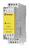 FINDER 7S.32.9.024.5110 Safety Relay, 24 VDC, SPST-NO, SPST-NC, 7S Series, DIN Rail, 6 A, Screw