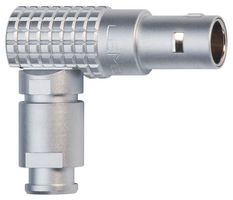 LEMO FPG.0B.307.CLAD52Z Circular Connector, Standard Circular Connector, 0B Series, Right Angle Cable Mount Plug