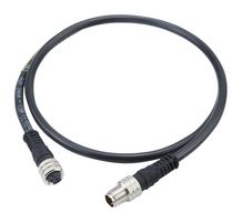 MOLEX 1200878705 Sensor Cable, M8, Nano-Change Plug, Nano-Change Receptacle, 3 Positions, 2 m, 6.56 ft