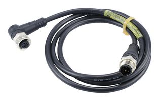 MOLEX 1200668997 Sensor Cable, M12, 90° Micro-Change Receptacle, Micro-Change Plug, 5 Positions, 600 mm, 1.97 ft