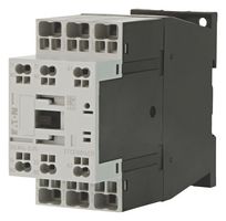 EATON MOELLER DILM14-11(RDC24)-PI Contactor, 14 A, DIN Rail, Panel, 690 VAC, 3PST-NO, 3 Pole, 10 kW