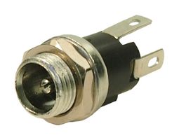 MULTICOMP PRO MP-FC681521A DC Power Connector, Jack, 3 A, 2.1 mm, Panel Mount, Solder