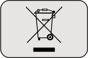 MULTICOMP PRO MP011000 Label, Self Adhesive, 20 mm, 30 mm, Polypropylene, WEEE Wheeled Bin (Symbol)